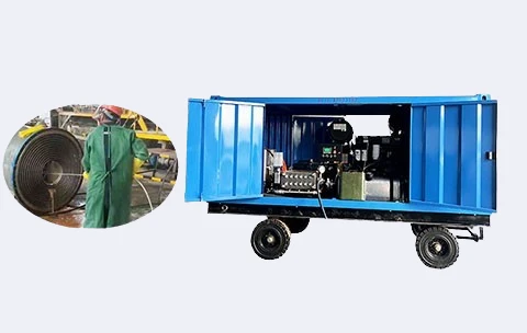 120Mpa Endistriyèl Dlo Jetting machin